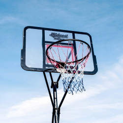 Midwest Pro Basketball Stand (8ft, 9ft,10ft) basketball hoop and backboard close-up