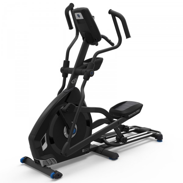 Nautilus E628 Elliptical Cross Trainer - angled view showing the ergonomic design
