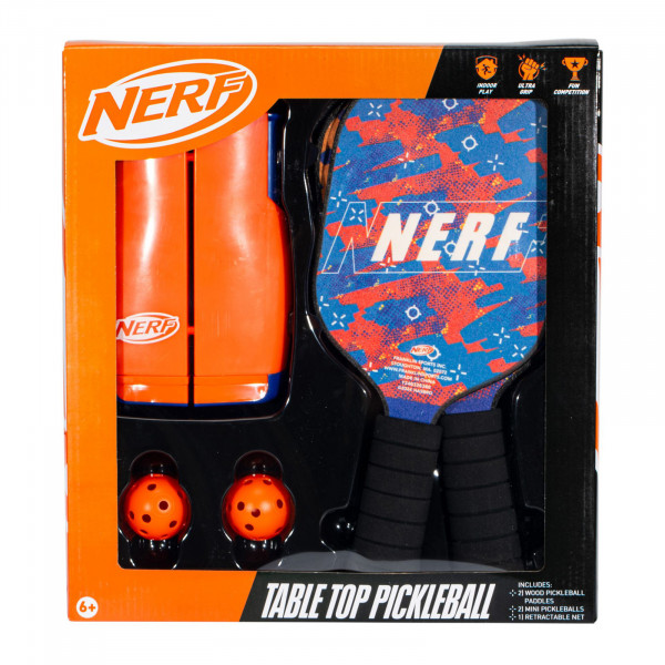 Nerf Table Top Mini Pickleball Set retail packaging