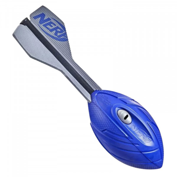 Blue Nerf Vortex Aero Howler long-distance throw toy front view