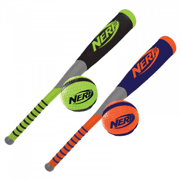 Nerf 27 Inch Foam Bat and Ball Set bat and foam baseball front view