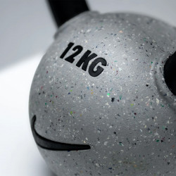 Close-up photograph of the Nike Strength Rubber Coated Kettlebell