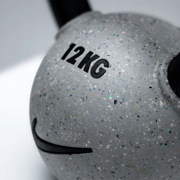 Close-up photograph of the Nike Strength Rubber Coated Kettlebell