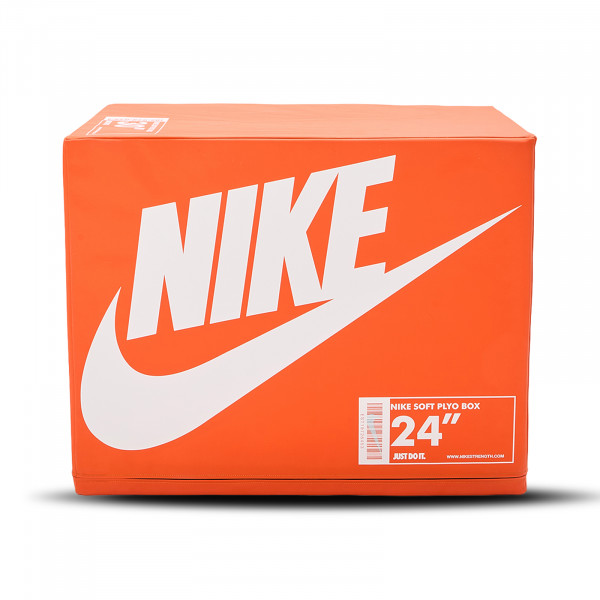 Hero image of the Nike Strength Plyo Box in Shoebox orange