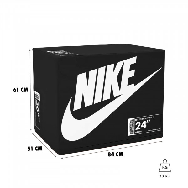 Dimensions the Nike Strength Soft Plyo Box in black