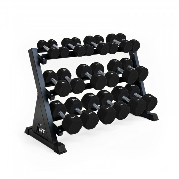 Nike Strength 2-22.5kg Dumbbell Set with Rack