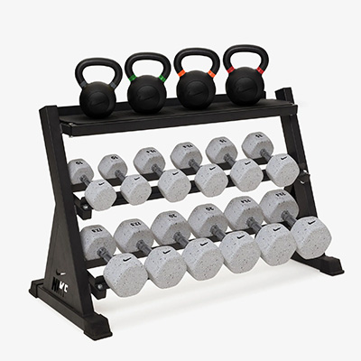 Nike Strength Dumbbell & Kettlebell Set with Rack – Grind – Heavy – What's Included 
