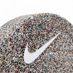 Close-up angled view of a Nike Strength Grind Bumper Plate.