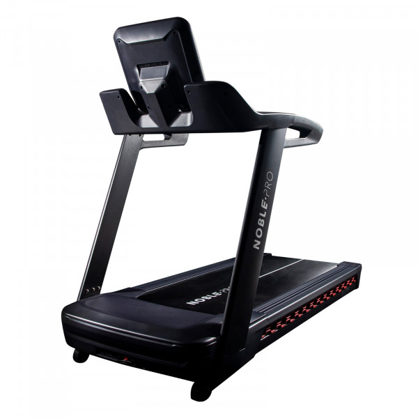 Rear angled view of the NoblePro Elite E10i Treadmill