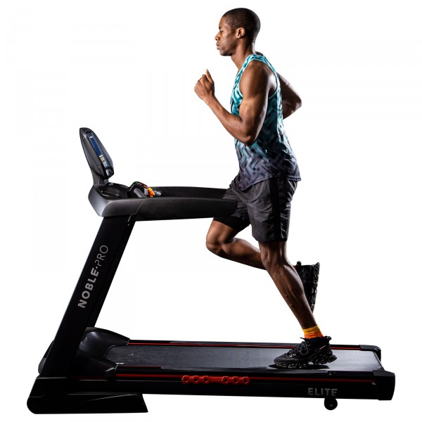 Active running session on the NoblePro Elite E8.0 Treadmill.