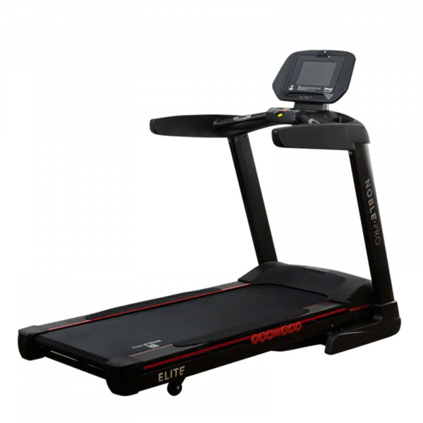 Front right view of the NoblePro Elite E8ix Treadmill.