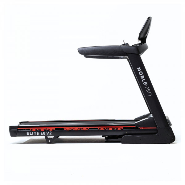 Side view of the NoblePro Elite E8ix Treadmill