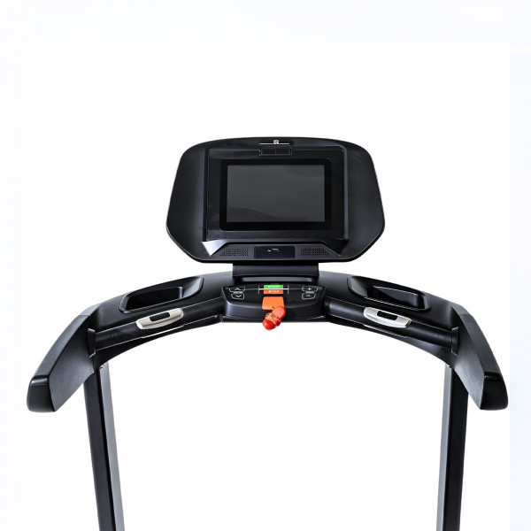Touchscreen console on the NoblePro Elite E8ix Treadmill