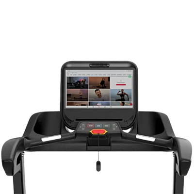 Front view of the display on the NoblePro Elite E10i Treadmill  