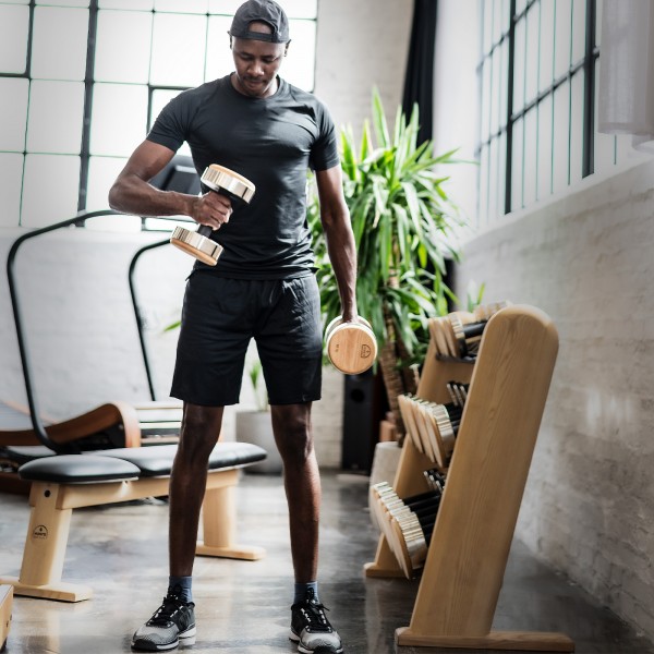 NOHRD Dumbbell Rack - active engagement