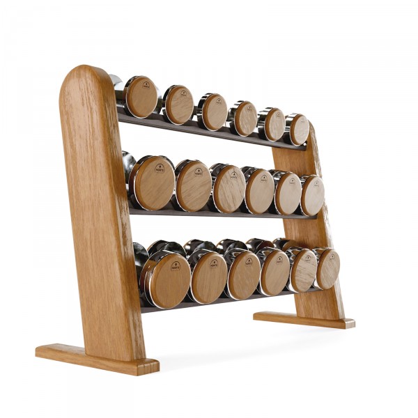 NOHRD Dumbbell Rack Cherry - full view