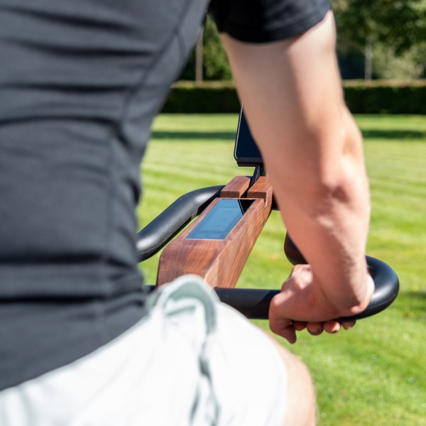 Readouts on the NOHRD Bike V2 console.
