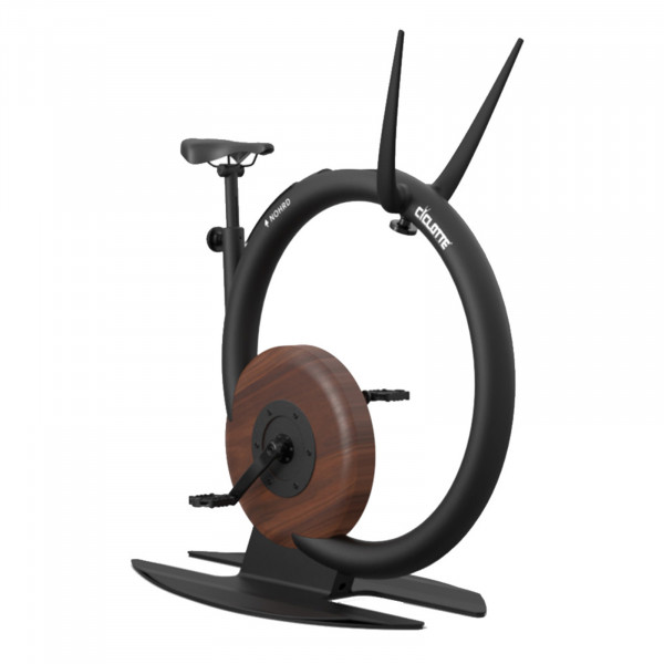 Front-left view of the NOHRD Ciclotte – Walnut