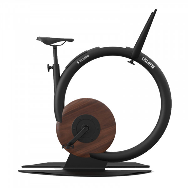 Left-side view of the NOHRD Ciclotte – Walnut