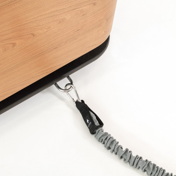 Close-up of NOHRD StepBox resistance tube attachment point.