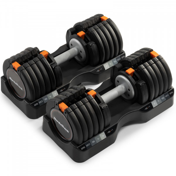 Hero image of the NordicTrack 25kg Adjustable Dumbbells