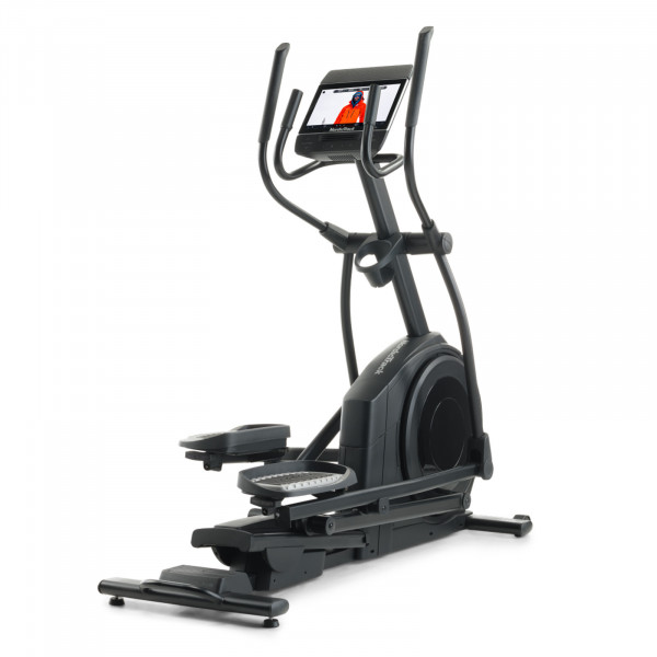 Front angled view of the NordicTrack AirGlide 16 Elliptical on a white background