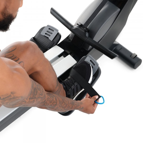 NordicTrack RW700 Rowing Machine - pedal and strap design