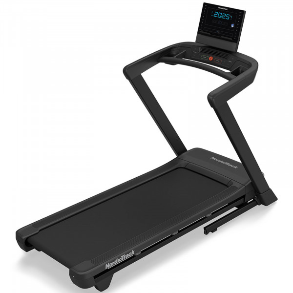 Front right view of the NordicTrack T Series 8 Treadmill.
