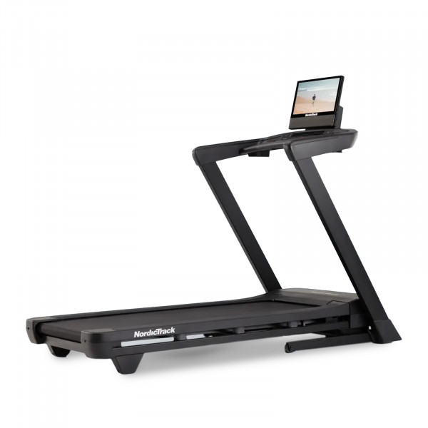 Front left view of the NordicTrack T Series 16 Treadmill