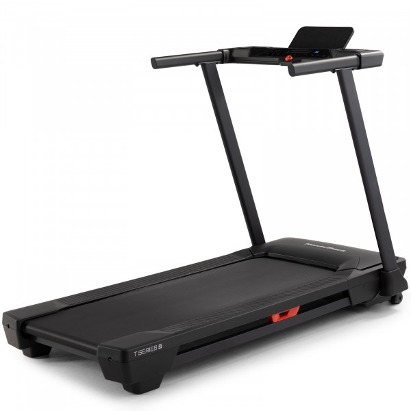 Front right view of the NordicTrack T Series 5 Treadmill.
