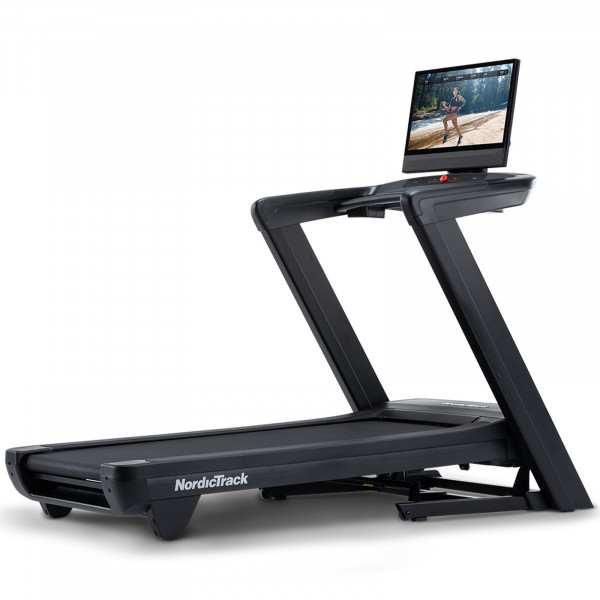 Front right view of the NordicTrack Commercial 2450 Treadmill.
