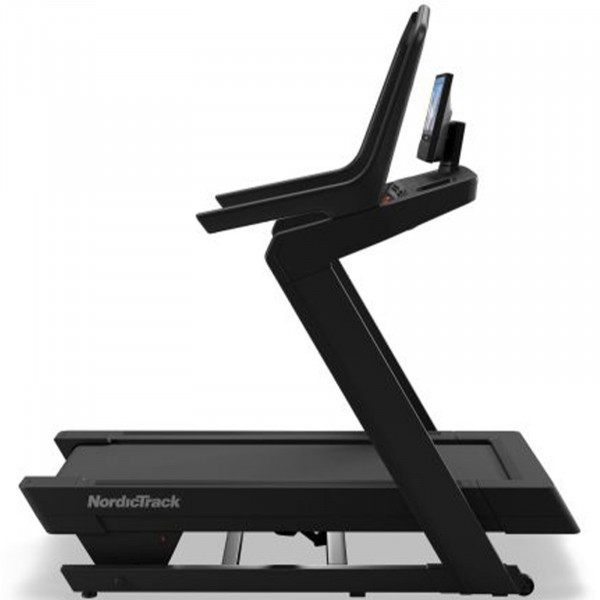 Side view of the NordicTrack X16 Treadmill.
