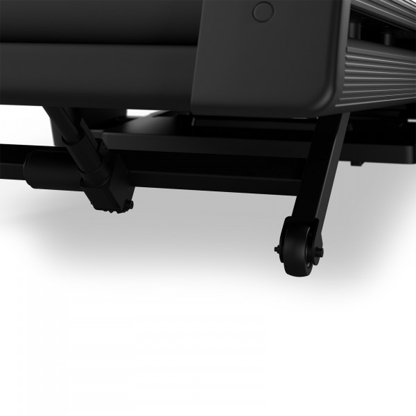 Closeup of the transport wheels on the NordicTrack Ultra 3 Treadmill