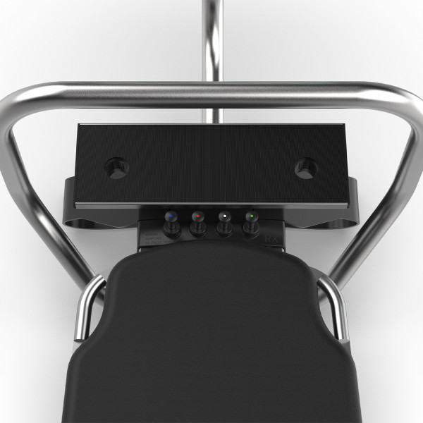 Rear view of the carriage and handle on the NordicTrack Ultra 1 Reform RX-S