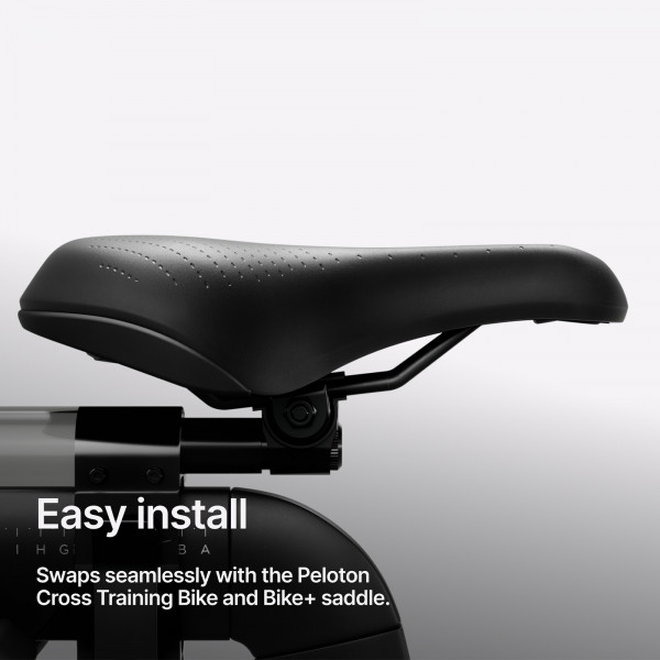 Infographic for the Peloton Comfort Saddle - Install