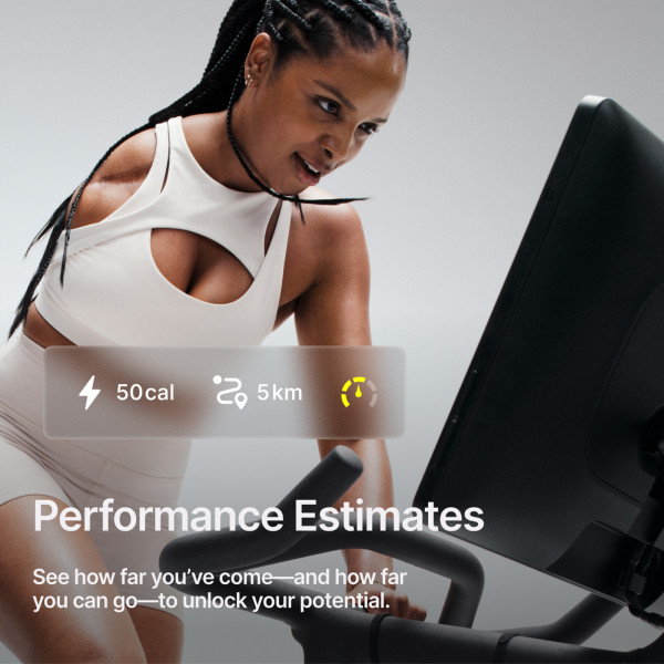 An infographic stating: "Performance estimates. See how far you've come—and how far you can go—to unlock your potential."