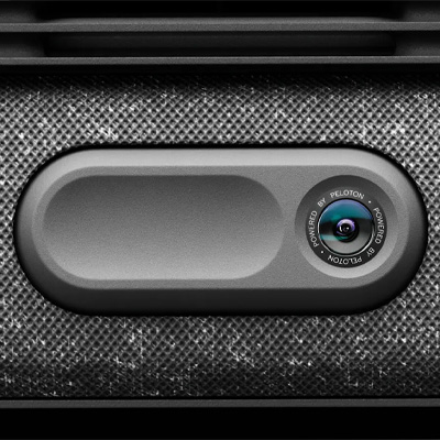 An image showcasing the Movement-tracking camera of the Peloton Cross Training Bike+.