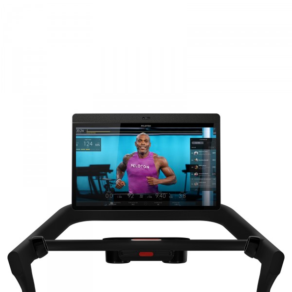 Peloton Tread - showcasing the 24″ anti-glare HD touchscreen