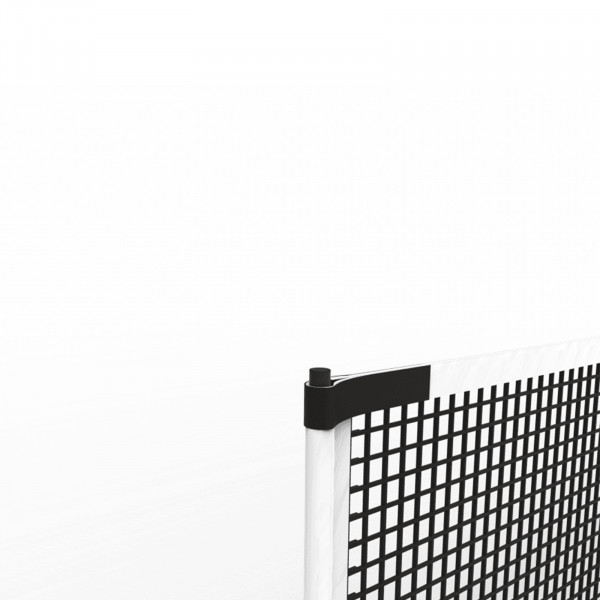 Detail view of the Pickleball United 10 Foot Driveway Net top connector