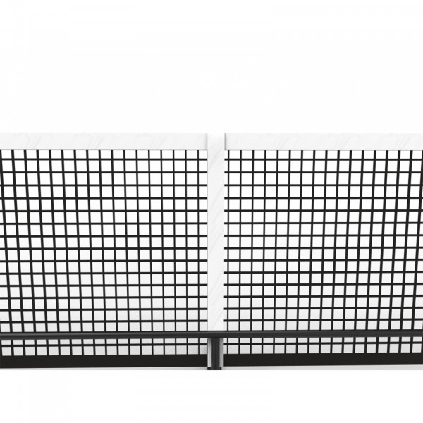 Detail view of the Pickleball United 22 Foot Driveway Net mesh