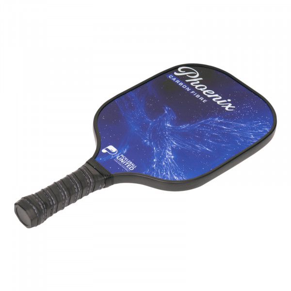 Top-angled view of the Pickleball United Phoenix Paddle