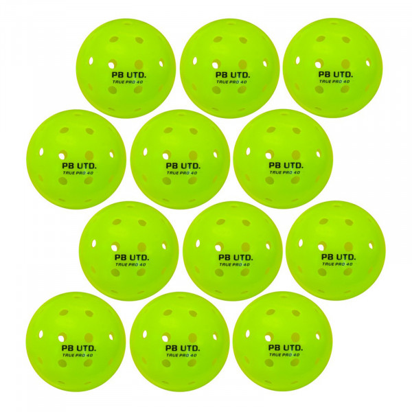 Pickleball United True Competition Ball - Pack of 12	
