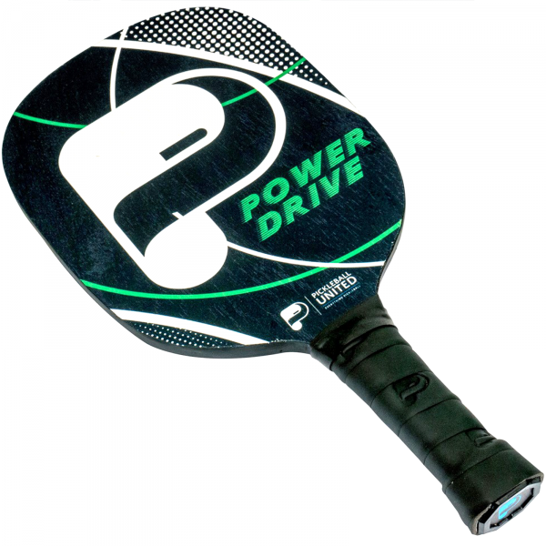 Pickleball United Power Drive Paddle - Side angle 