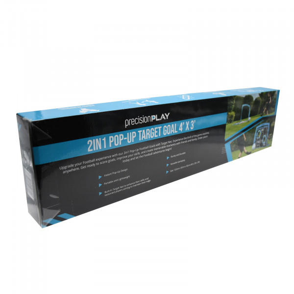 PrecisionPLAY 2-in-1 Pop-Up Target Goal retail packaging