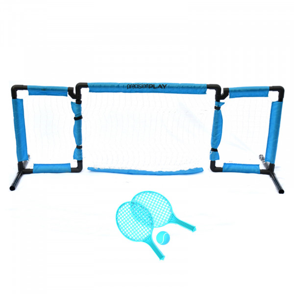 PrecisionPLAY 2-in-1 Combo Set with football tennis paddles and ball