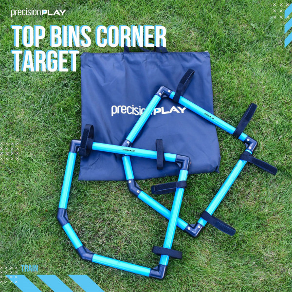 PrecisionPLAY Top Bins Corner Target set with carry bag product view