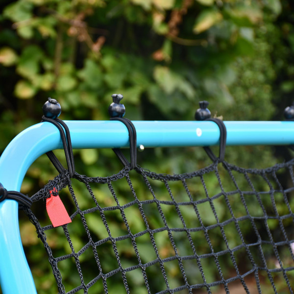 Close-up of the PrecisionPLAY Mega Rebounder net attachment
