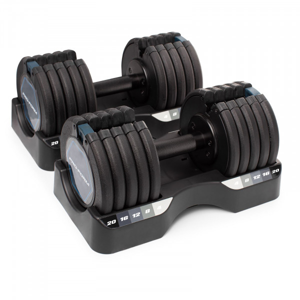 Hero product image of the Proform 20kg Adjustable Dumbbells