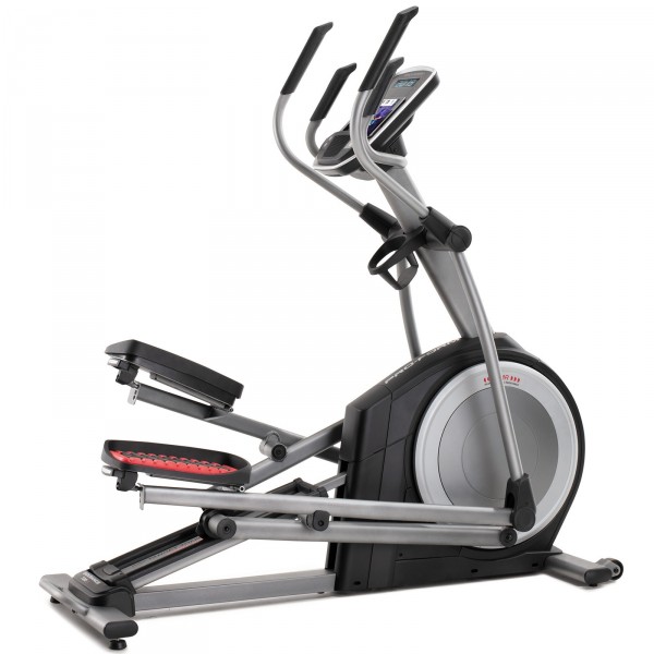 Angled view of the ProForm 720E Endurance Elliptical Cross Trainer.