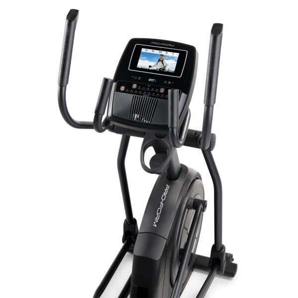Console view of the ProForm Carbon E7 Elliptical